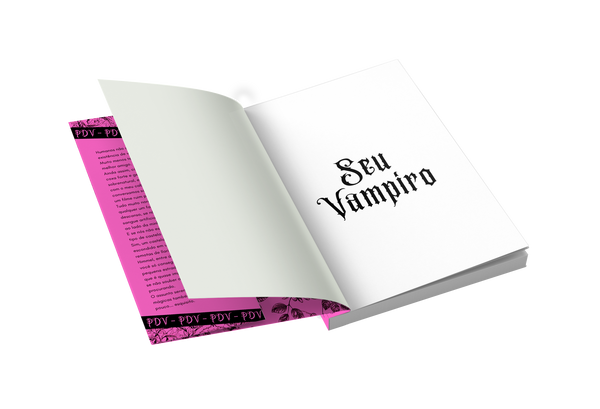 PRÉ-VENDA! Seu Vampiro - Livro Impresso - L. C. Almeida