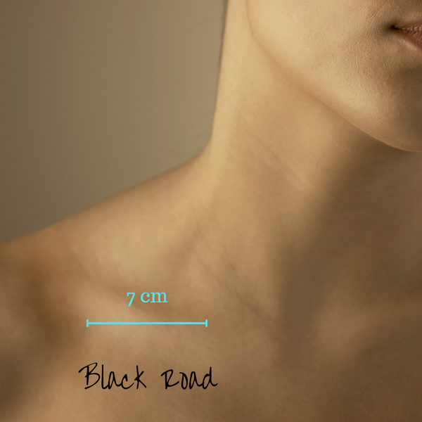 Conto de Fadas Rock'n Roll - Tatuagem Black Road Removível